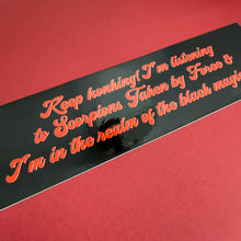 Scorpions - Keep honking bumper sticker