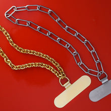 Phone Tether - Stainless Silver Chain