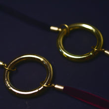 Velvet & Gold O ring Choker