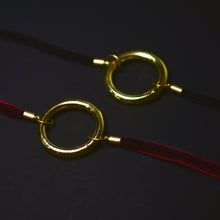 Velvet & Gold O ring Choker