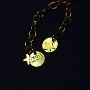 Velvet & Gold O ring Choker