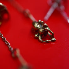 Itsy bitsy spider drop earring