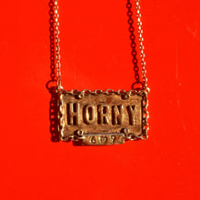 Horny License Plate Necklace