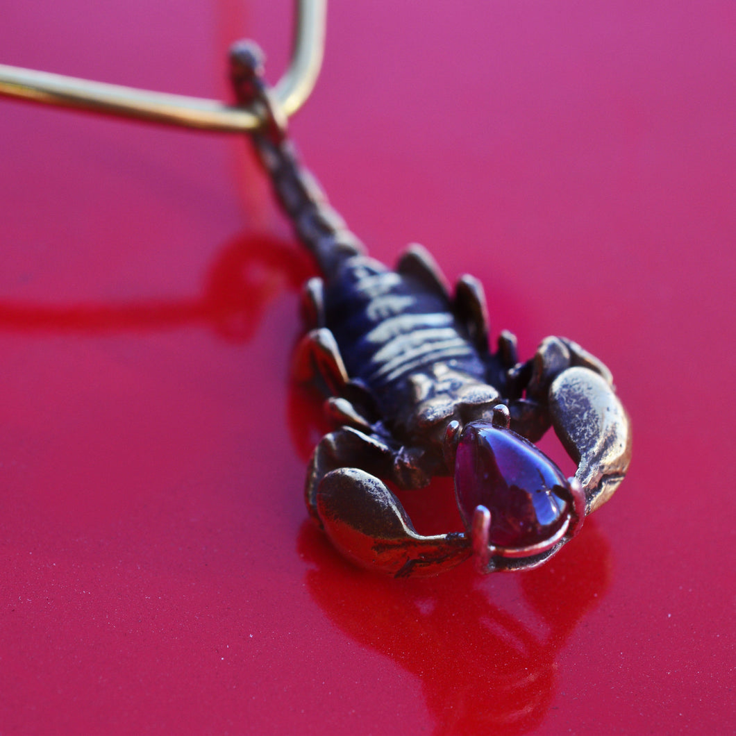 Bloodstone Scorpio Collar