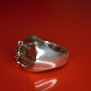 Black Widow Signet Ring - Size 10