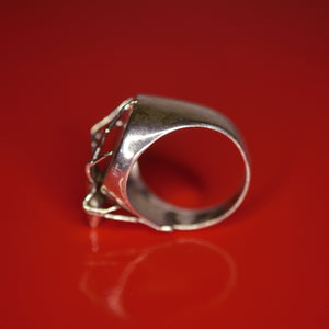 Black Widow Signet Ring - Size 10