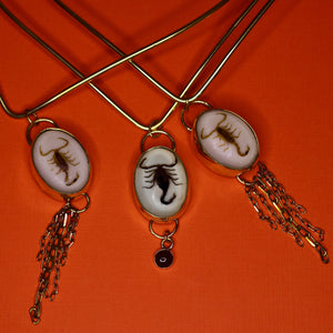 Scorpion Collar - Brass