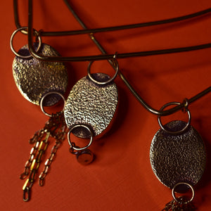 Scorpion Collar - Brass