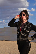 Vintage Roncelli Studded matching suit - small
