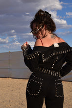 Vintage Roncelli Studded matching suit - small