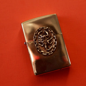 Scorpion Chain Lighter Gold
