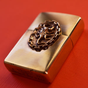 Scorpion Chain Lighter Gold