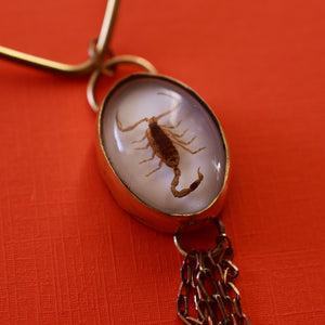 Scorpion Collar - Brass