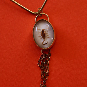 Scorpion Collar - Brass