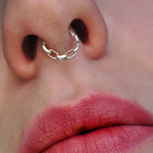 Chained septum ring