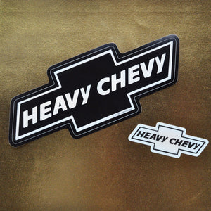 Heavy Chevy Bumper Sticker