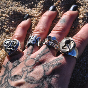Grimace Face Ring - Cry one more time