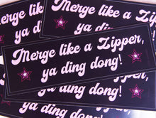Merge like a Zipper, ya Ding Dong