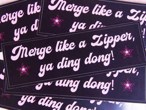 Merge like a Zipper, ya Ding Dong