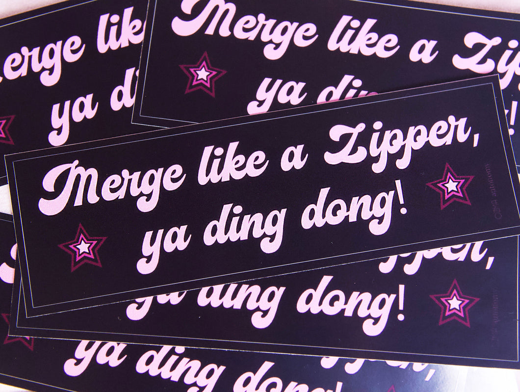 Merge like a Zipper, ya Ding Dong