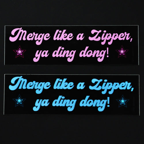 Merge like a Zipper, ya Ding Dong