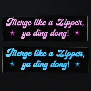 Merge like a Zipper, ya Ding Dong