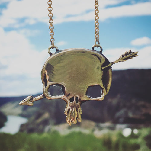 Shakey Graves Pendant Gold Tone
