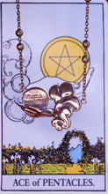Ace of Pentacles // Coin Necklace