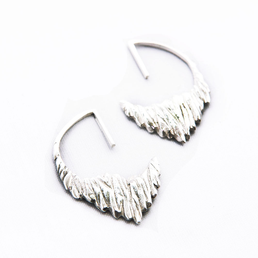 Iceberg hoop earrings