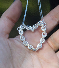 Chained heart necklace