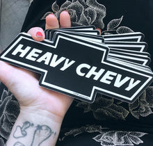 Heavy Chevy Bumper Sticker